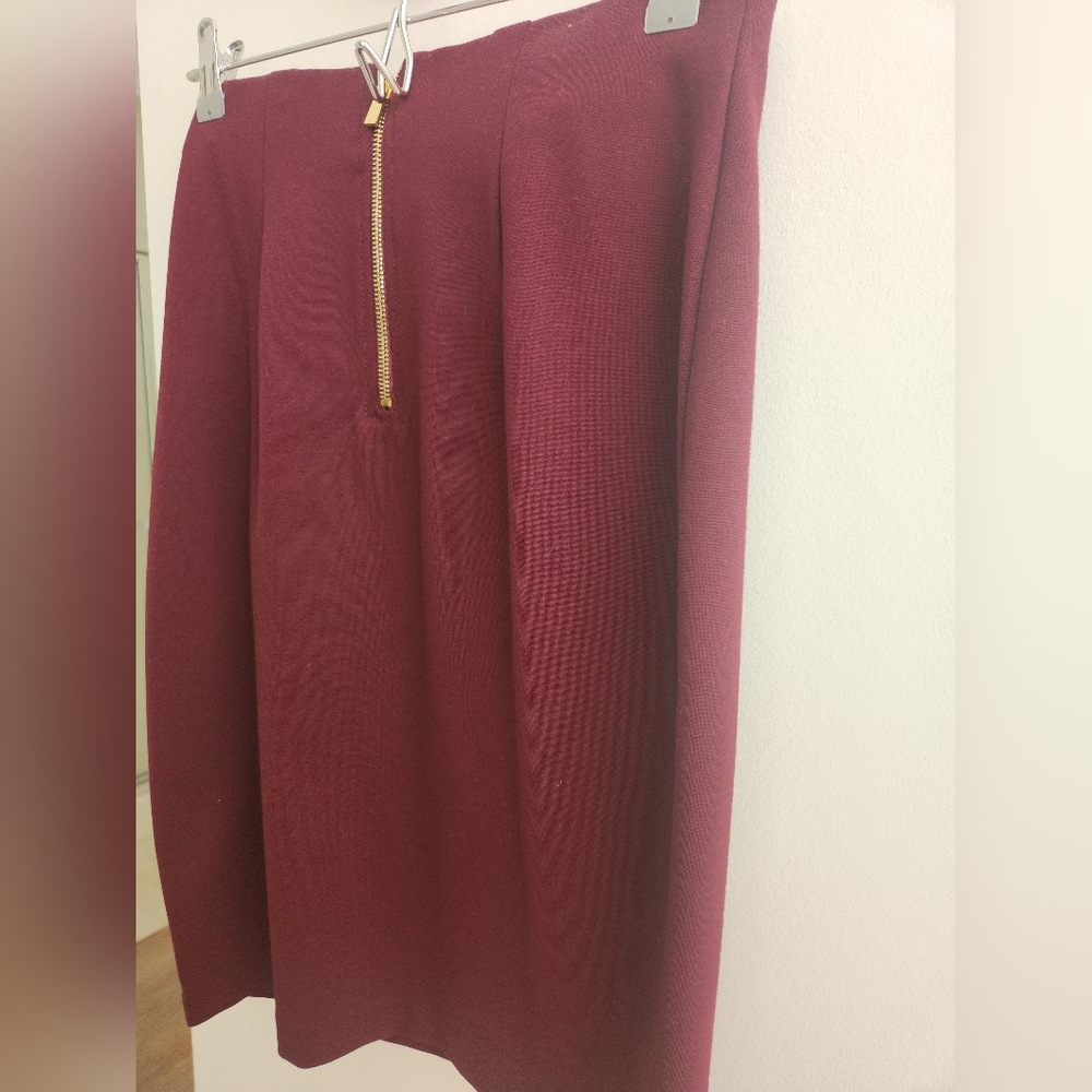 Philosophy Burgundy Pencil Skirt size 2